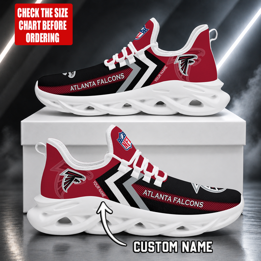 LIMITED EDITION - NEW CUSTOMIZED NFL18 ATF ATLANTA FALCONS UNISEX MAX SOUL SHOES