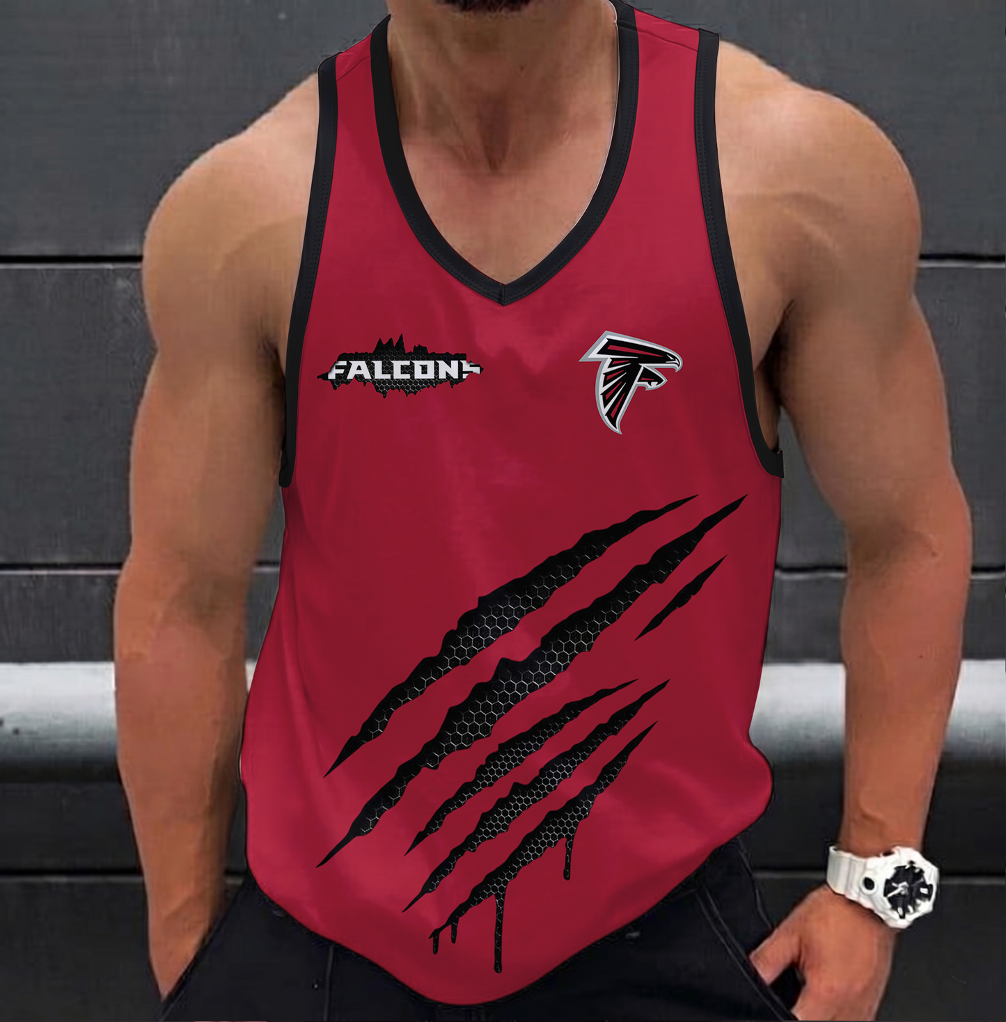SPECIAL EDITION - NEW CUSTOMIZED NFL18 ATF ATLANTA FALCONS UNISEX TANK TOP