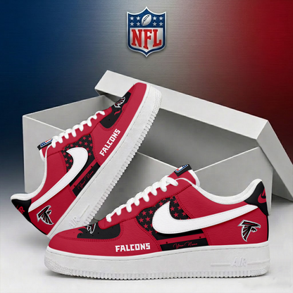 LIMITED EDITION - NEW CUSTOMIZED NFL18 ATF ATLANTA FALCONS AF1 SHOES