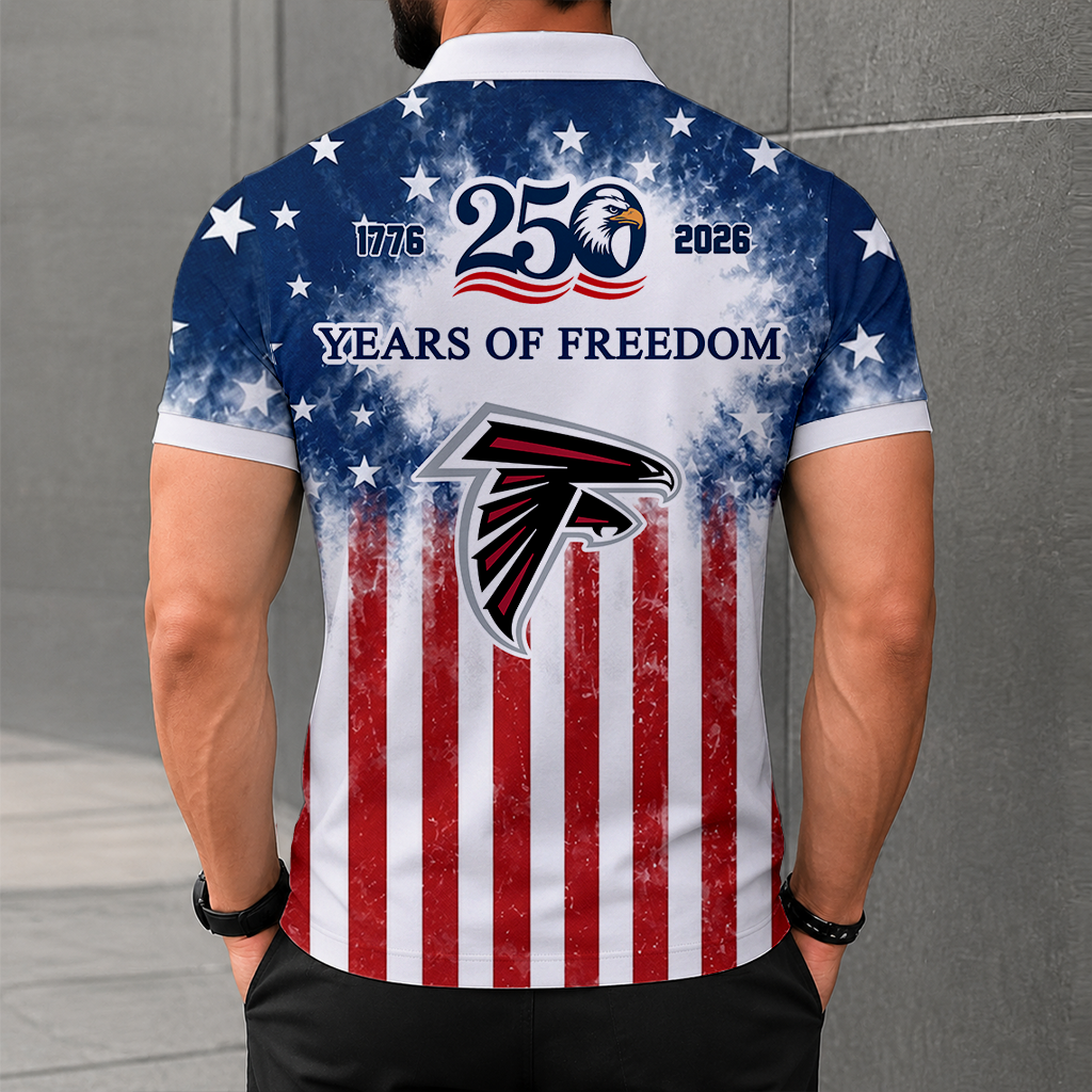 LIMITED EDITION - NEW CUSTOMIZED NFL18 ATF ATLANTA FALCONS POLO SHIRT, ZIP POLO SHIRT & T-SHIRTS