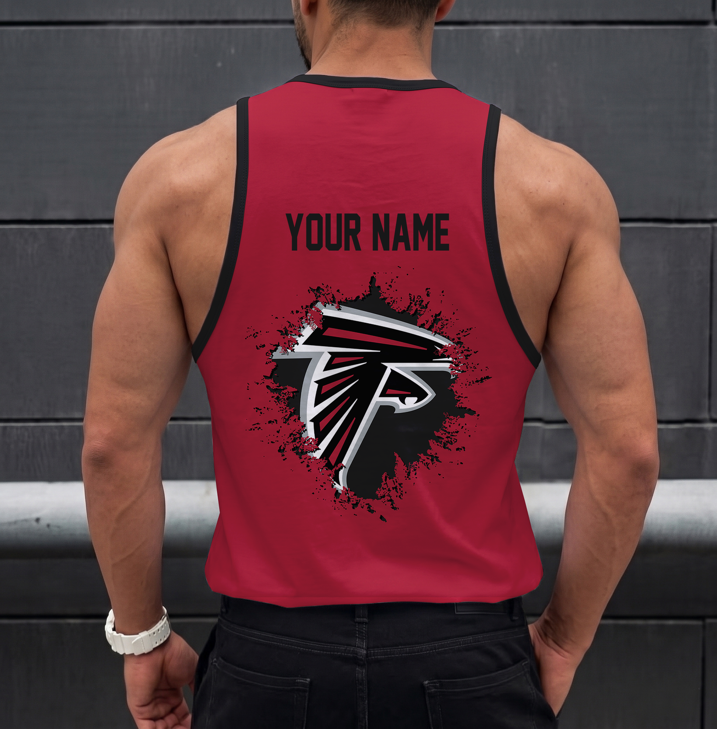 SPECIAL EDITION - NEW CUSTOMIZED NFL18 ATF ATLANTA FALCONS UNISEX TANK TOP
