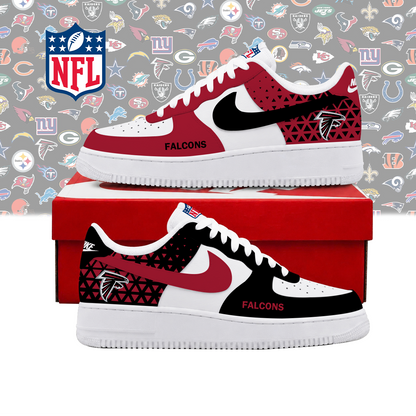 LIMITED EDITION - NEW CUSTOMIZED NFL18 ATF ATLANTA FALCONS AF1 SHOES