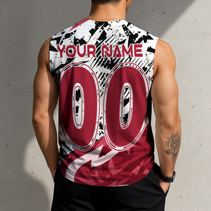 LIMITED EDITION - NEW CUSTOMIZED NFL18 ATF ATLANTA FALCONS MEN'S GYM SHIRT