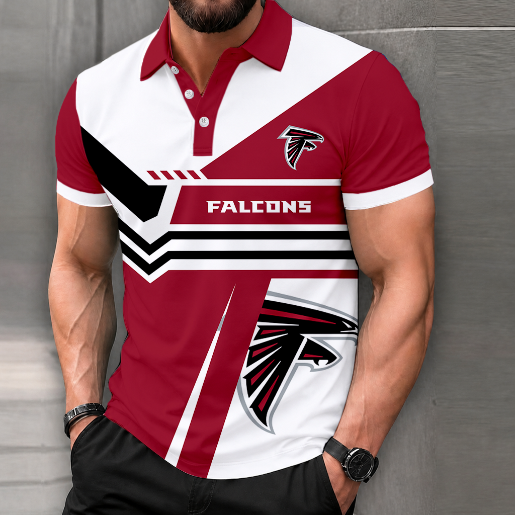 LIMITED EDITION - NEW CUSTOMIZED NFL18 ATF ATLANTA FALCONS POLO SHIRT, ZIP POLO SHIRT & T-SHIRTS