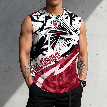 LIMITED EDITION - NEW CUSTOMIZED NFL18 ATF ATLANTA FALCONS MEN'S GYM SHIRT