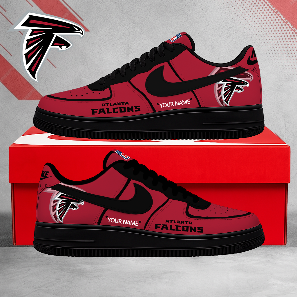 SPECIAL EDITION - NEW CUSTOMIZED NFL18 ATF ATLANTA FALCONS AF1 SHOES