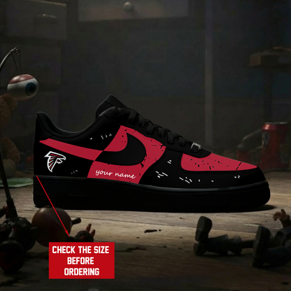 [SPECIAL OFFER] NEW CUSTOMIZED NFL18 ATF ATLANTA FALCONS AF1 SNEAKERS