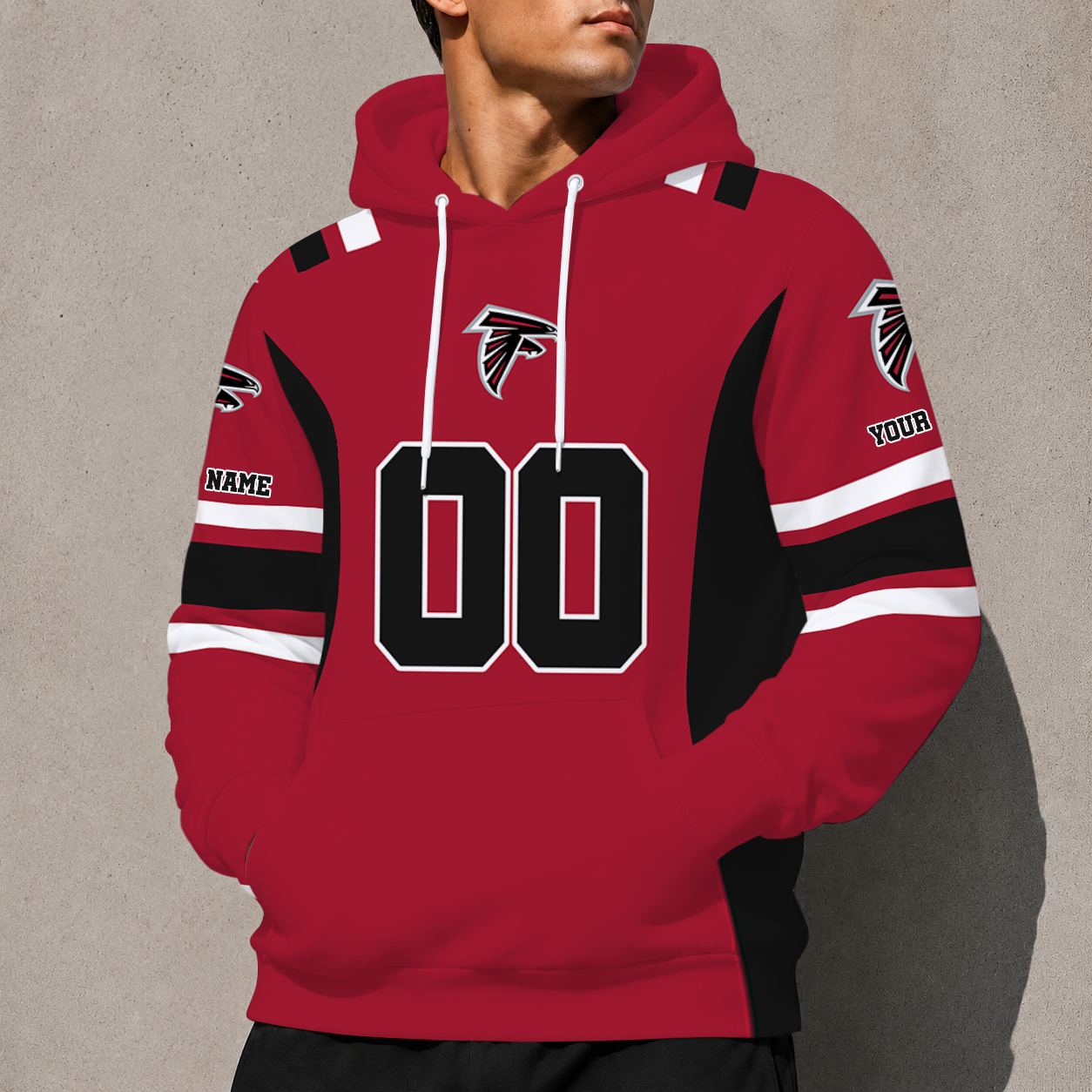 LIMITED EDITION - NEW CUSTOMIZED NFL18 ATF ATLANTA FALCONS T-SHIRT, POLO SHIRT, ZIP POLO SHIRT, SWEATSHIRT, HOODIE & ZIP HOODIE