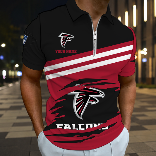 LIMITED EDITION - NEW CUSTOMIZED NFL18 ATF ATLANTA FALCONS T-SHIRT, POLO SHIRT, ZIP POLO SHIRT, SWEATSHIRT, HOODIE & ZIP HOODIE