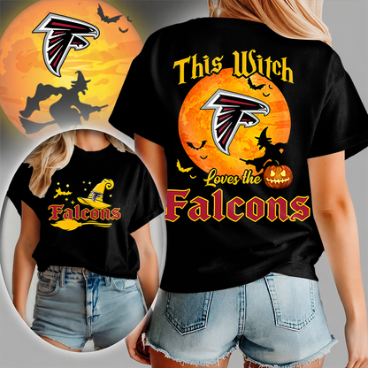 [SPECIAL OFFER] NEW CUSTOMIZED NFL18 ATF ATLANTA FALCONS  HALLOWEEN T-SHIRT, HOODIE & ZIP HOODIE
