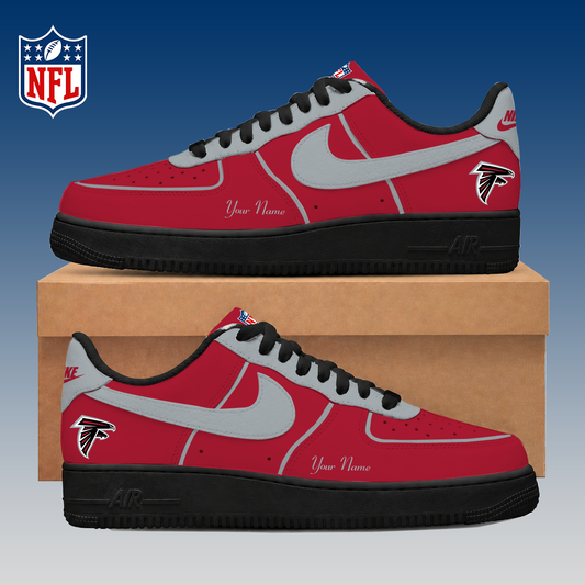 LIMITED EDITION - NEW CUSTOMIZED NFL18 ATF ATLANTA FALCONS AF1 SNEAKERS