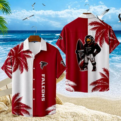 LIMITED EDITION - NEW CUSTOMIZED NFL18 ATF ATLANTA FALCONS UNISEX HAWAIIAN SHIRT