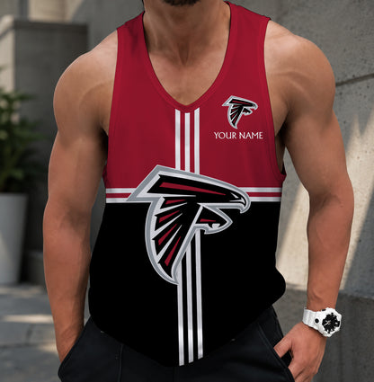 EXCLUSIVE EDITION - NEW CUSTOMIZED NFL18 ATF ATLANTA FALCONS TANK TOP