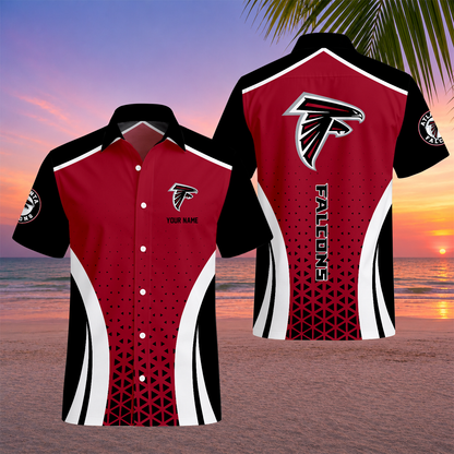 LIMITED EDITION - NEW CUSTOMIZED NFL18 ATF ATLANTA FALCONS UNISEX HAWAIIAN SHIRT