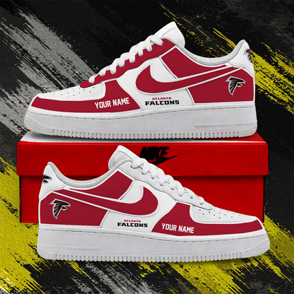 LIMITED EDITION - NEW CUSTOMIZED NFL18 ATF ATLANTA FALCONS AF1 SHOES