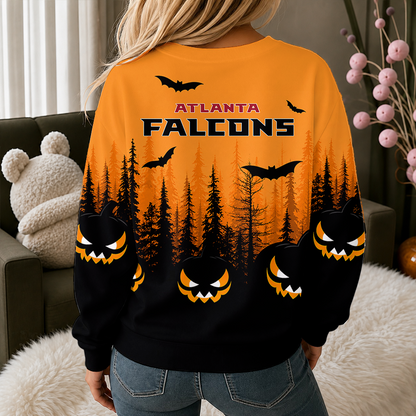 [SPECIAL OFFER] NEW CUSTOMIZED NFL18 ATF ATLANTA FALCONS UNISEX HALLOWEEN SWEATSHIRT