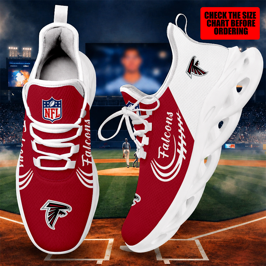 [SPECIAL OFFER] NEW CUSTOMIZED NFL18 ATF ATLANTA FALCONS MAX SOUL SHOES