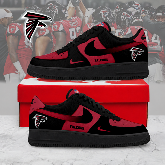 ELITE EDITION - NEW CUSTOMIZED NFL18 ATF ATLANTA FALCONS AF1 SNEAKERS