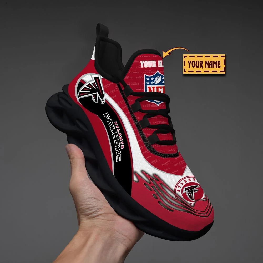 LIMITED EDITION - NEW CUSTOMIZED NFL18 ATF ATLANTA FALCONS UNISEX MAX SOUL SHOES