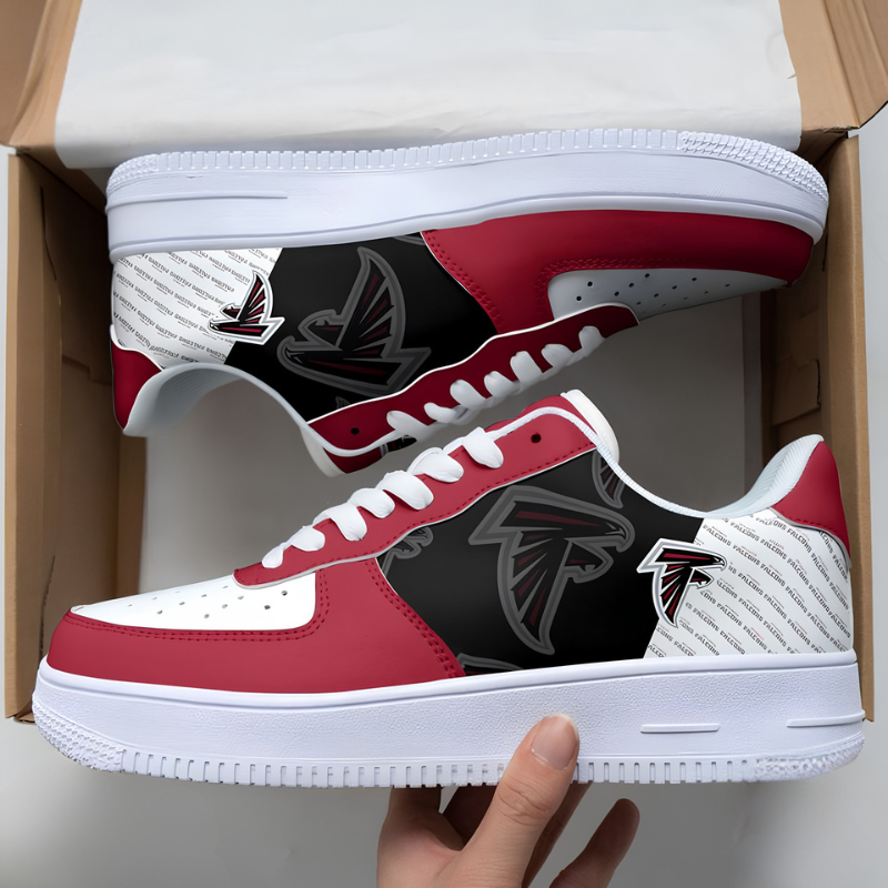 [SPECIAL OFFER] NEW CUSTOMIZED NFL18 ATF ATLANTA FALCONS AF1 SNEAKERS