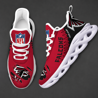 LIMITED EDITION - NEW CUSTOMIZED NFL18 ATF ATLANTA FALCONS UNISEX MAX SOUL SHOES
