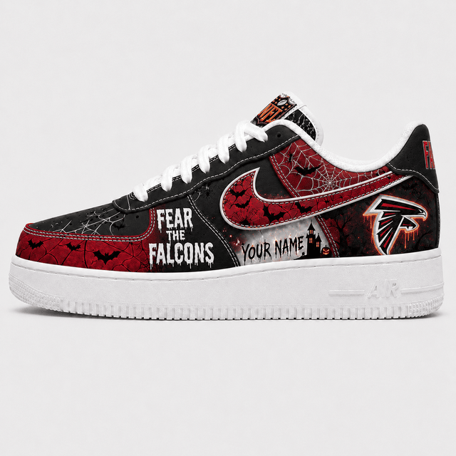 [SPECIAL OFFER] NEW CUSTOMIZED NFL18 ATF ATLANTA FALCONS HALLOWEEN AF1 SHOES