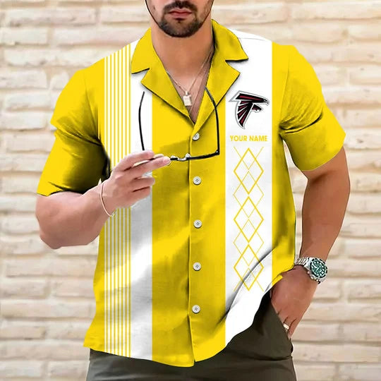 LIMITED EDITION - NEW CUSTOMIZED NFL18 ATF ATLANTA FALCONS HAWAIIAN SHIRT