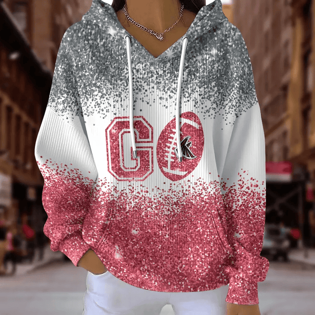 [SPECIAL OFFER] NEW CUSTOMIZED NFL18 ATF ATLANTA FALCONS RIBBED HOODIE & SWEATSHIRT