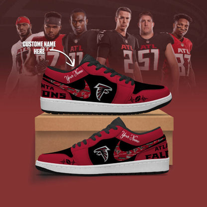 [SPECIAL OFFER] NEW CUSTOMIZED NFL18 ATF ATLANTA FALCONS AIR JORDAN LOW SHOES