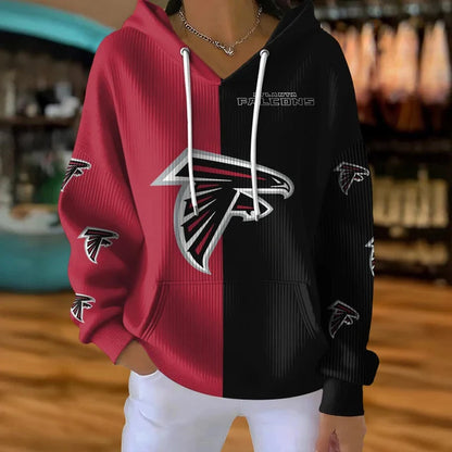 [SPECIAL OFFER] NEW CUSTOMIZED NFL18 ATF ATLANTA FALCONS RIBBED HOODIE & SWEATSHIRT
