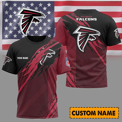 LIMITED EDITION - NEW CUSTOMIZED NFL18 AT FALCONS UNISEX T-SHIRT & POLO