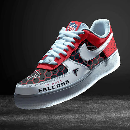 LIMITED EDITION - NEW CUSTOMIZED NFL18 ATF ATLANTA FALCONS AF1 SNEAKERS