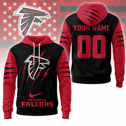 LIMITED EDITION - NEW CUSTOMIZED NFL18 ATF ATLANTA FALCONS T-SHIRT, POLO SHIRT, ZIP POLO SHIRT, SWEATSHIRT, HOODIE & ZIP HOODIE