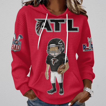[SPECIAL OFFER] NEW CUSTOMIZED NFL18 ATF ATLANTA FALCONS UNISEX HOODED SWEATSHIRT