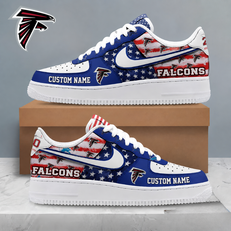 [SPECIAL OFFER] NEW CUSTOMIZED NFL18 ATF ATLANTA FALCONS AF1 SHOES