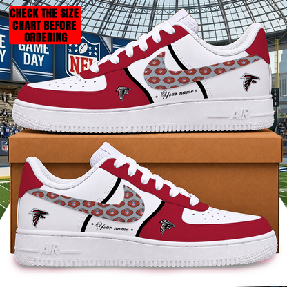 LIMITED EDITION - NEW CUSTOMIZED NFL18 ATF ATLANTA FALCONS AF1 SHOES