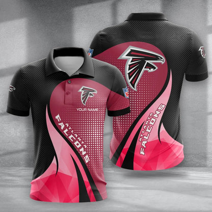LIMITED EDITION - NEW CUSTOMIZED NFL18 ATF ATLANTA FALCONS POLO, T-SHIRT & SHORT PANTS SET