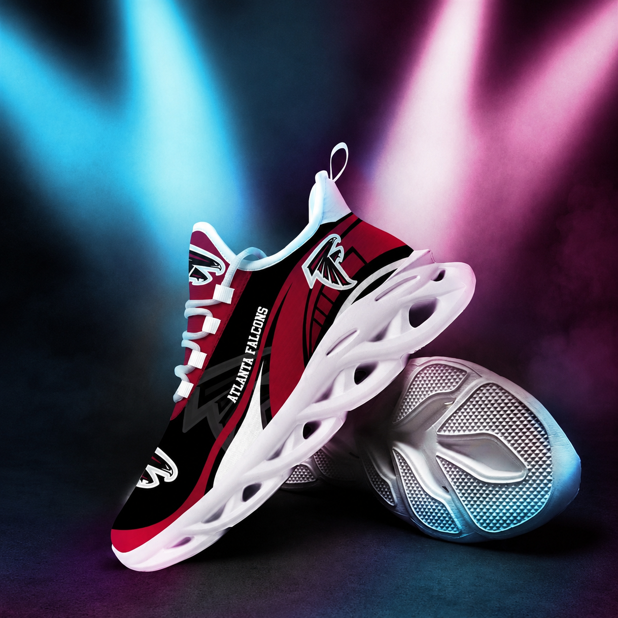 LIMITED EDITION - NEW CUSTOMIZED NFL18 ATF ATLANTA FALCONS UNISEX MAX SOUL SHOES