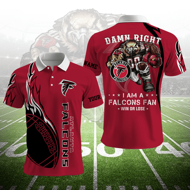 LIMITED EDITION - NEW CUSTOMIZED NFL18 ATF ATLANTA FALCONS UNISEX T-SHIRT, POLO, HOODIE & JACKETS