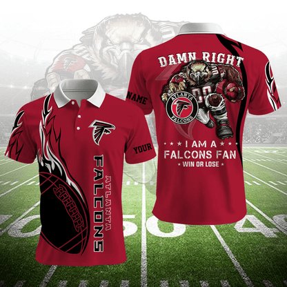 LIMITED EDITION - NEW CUSTOMIZED NFL18 ATF ATLANTA FALCONS UNISEX T-SHIRT, POLO, HOODIE & JACKETS