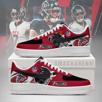 LIMITED EDITION - NEW CUSTOMIZED NFL18 ATF AT FALCONS AF1 SNEAKERS