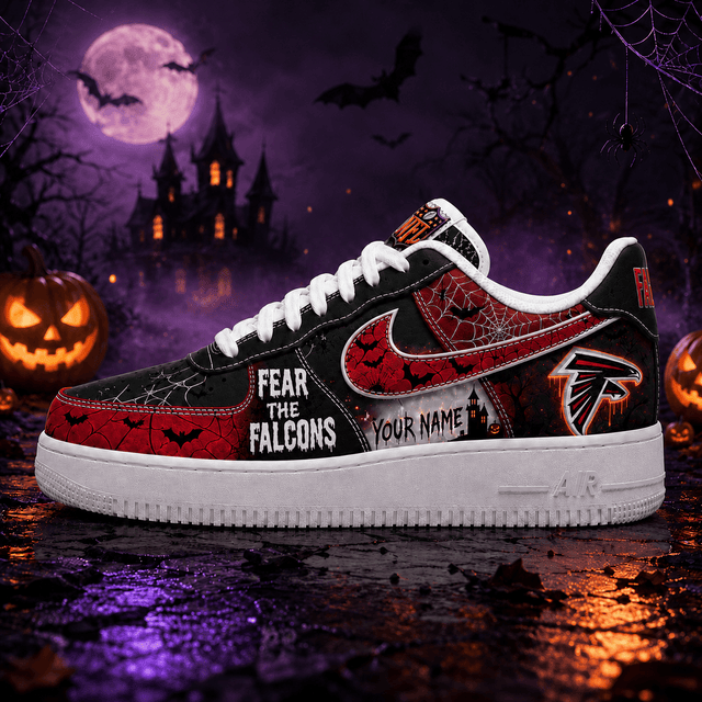 [SPECIAL OFFER] NEW CUSTOMIZED NFL18 ATF ATLANTA FALCONS HALLOWEEN AF1 SHOES