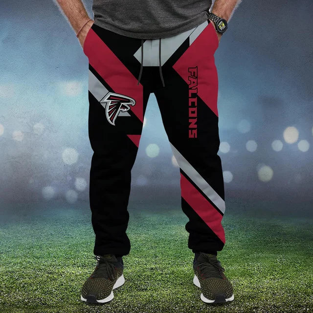 LIMITED EDITION - NEW CUSTOMIZED NFL18 ATF ATLANTA FALCONS SWEATPANTS