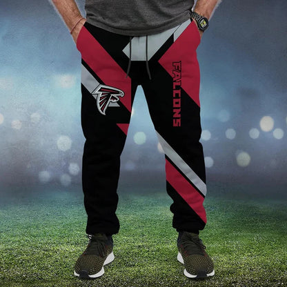 LIMITED EDITION - NEW CUSTOMIZED NFL18 ATF ATLANTA FALCONS SWEATPANTS