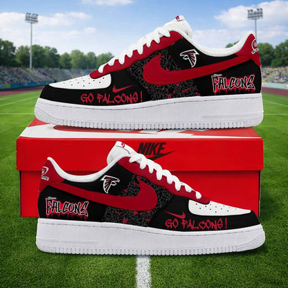 LIMITED EDITION - NEW CUSTOMIZED NFL18 ATF ATLANTA FALCONS AF1 SNEAKERS
