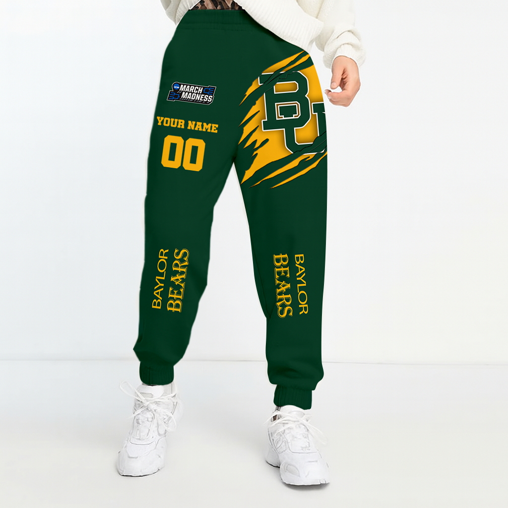 LIMITED EDITION - NEW CUSTOMIZED NCAA FBS18 BAB BAYLOR BEARS UNISEX LONG PANTS