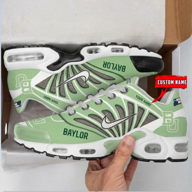 LIMITED EDITION - NEW CUSTOMIZED MAM NCAA18 BAB BA BEARS UNISEX AIR MAX PLUS SNEAKERS