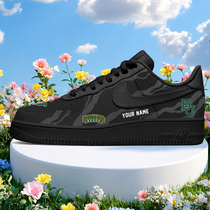 [FAN FAVORITE] NEW CUSTOMIZED NCAA MAM18 BAB BAYLOR BEARS STRAPPY AF1 SHOES