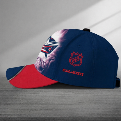 LIMITED EDITION - NEW CUSTOMIZED NHL18 CBJ COLUMBUS BLUE JACKETS CLASSIC CAP