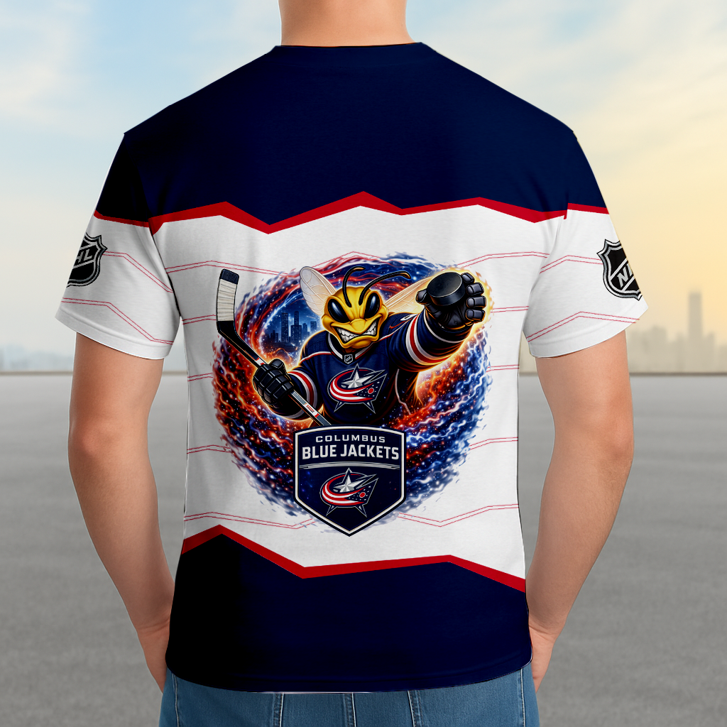 LIMITED EDITION - NEW CUSTOMIZED NHL18 CBJ COLUMBUS BLUE JACKETS UNISEX T-SHIRT, SWEATSHIRTS, HOODIE & JACKETS